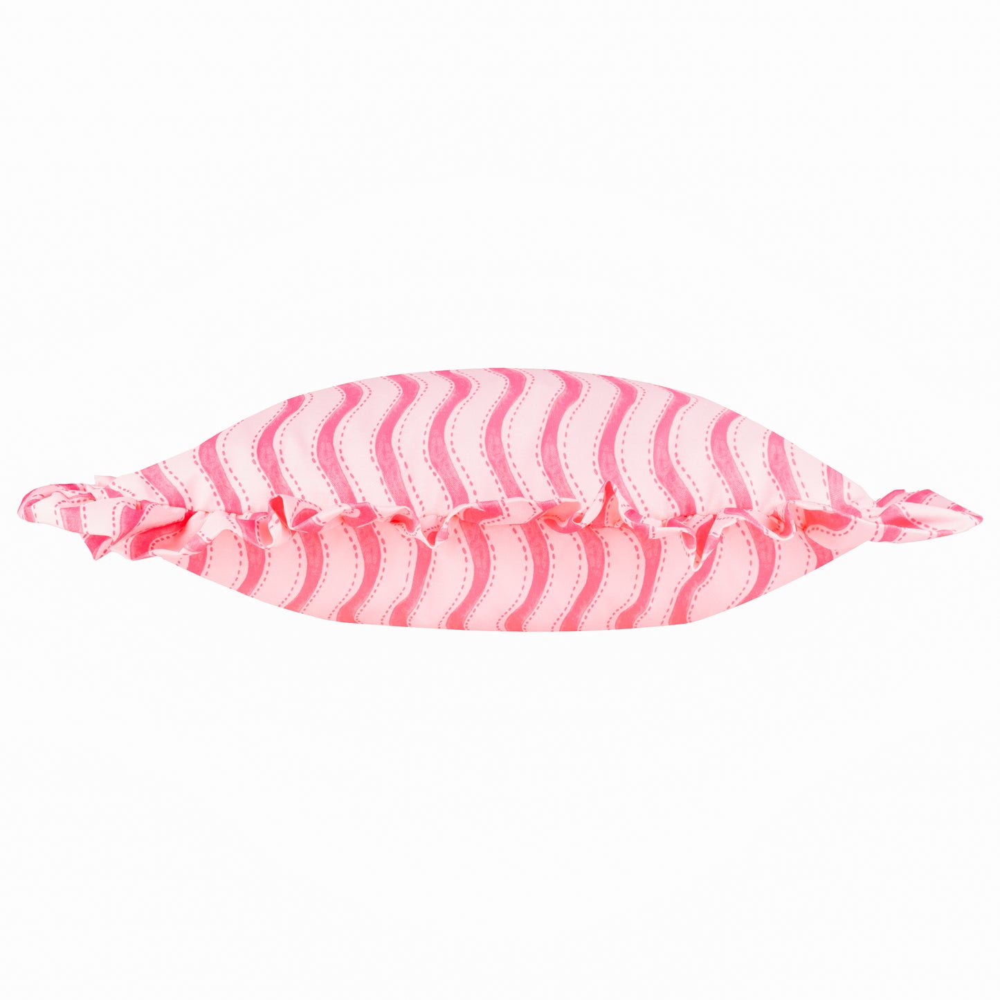 Summer Solstice Wiggly Stripe Cushion 30x50cm | Hot Pink | Outdoor Scatter