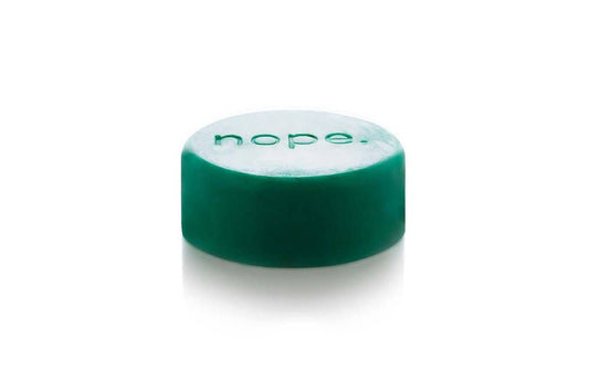 Tea Tree Facial Cleansing Bar  'nope' text on a white background