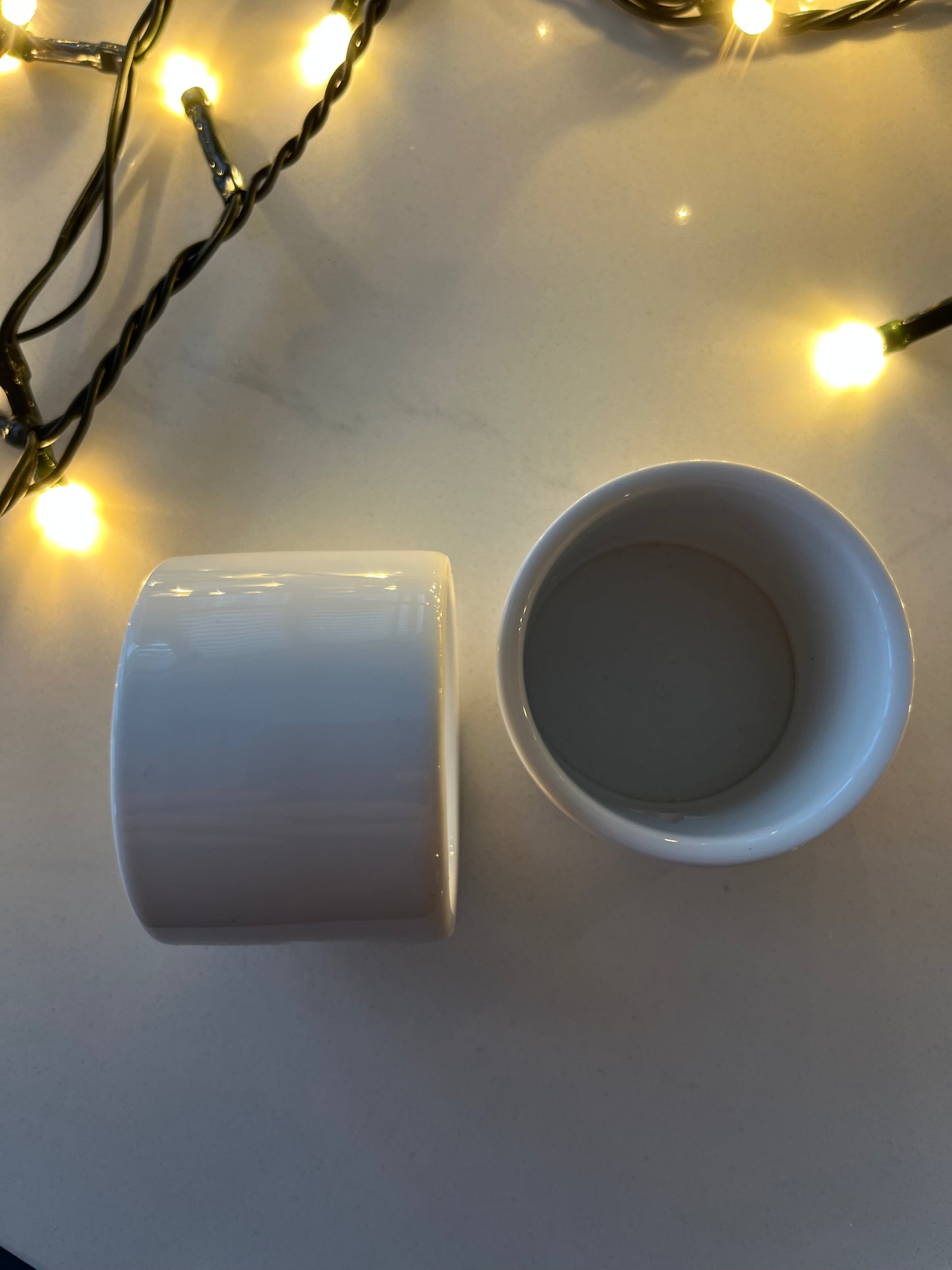 Vegan China Napkin Rings with Star cut out - Set of 2