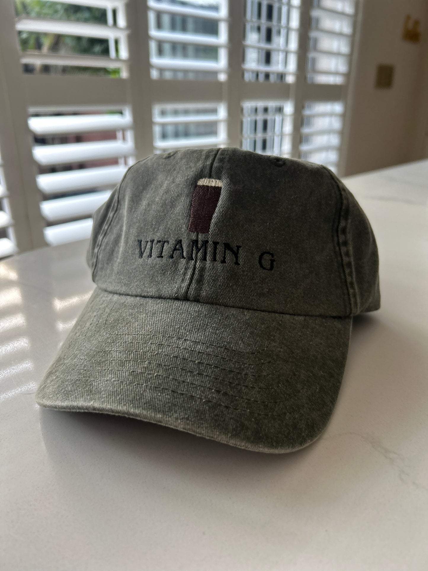 Embroidered Vitamin G Cap | Funny Guinness Inspired Cap
