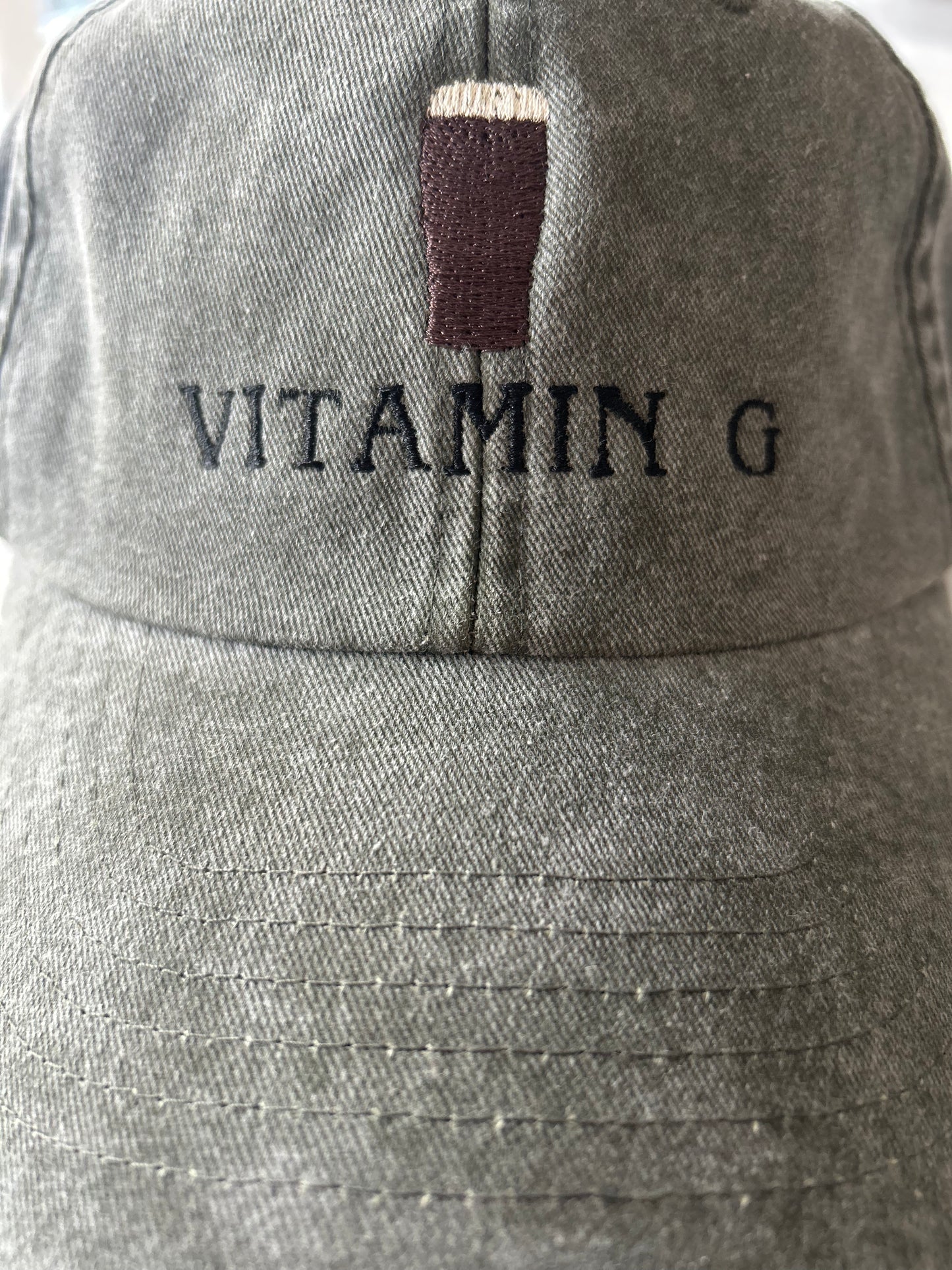 Embroidered Vitamin G Cap | Funny Guinness Inspired Cap