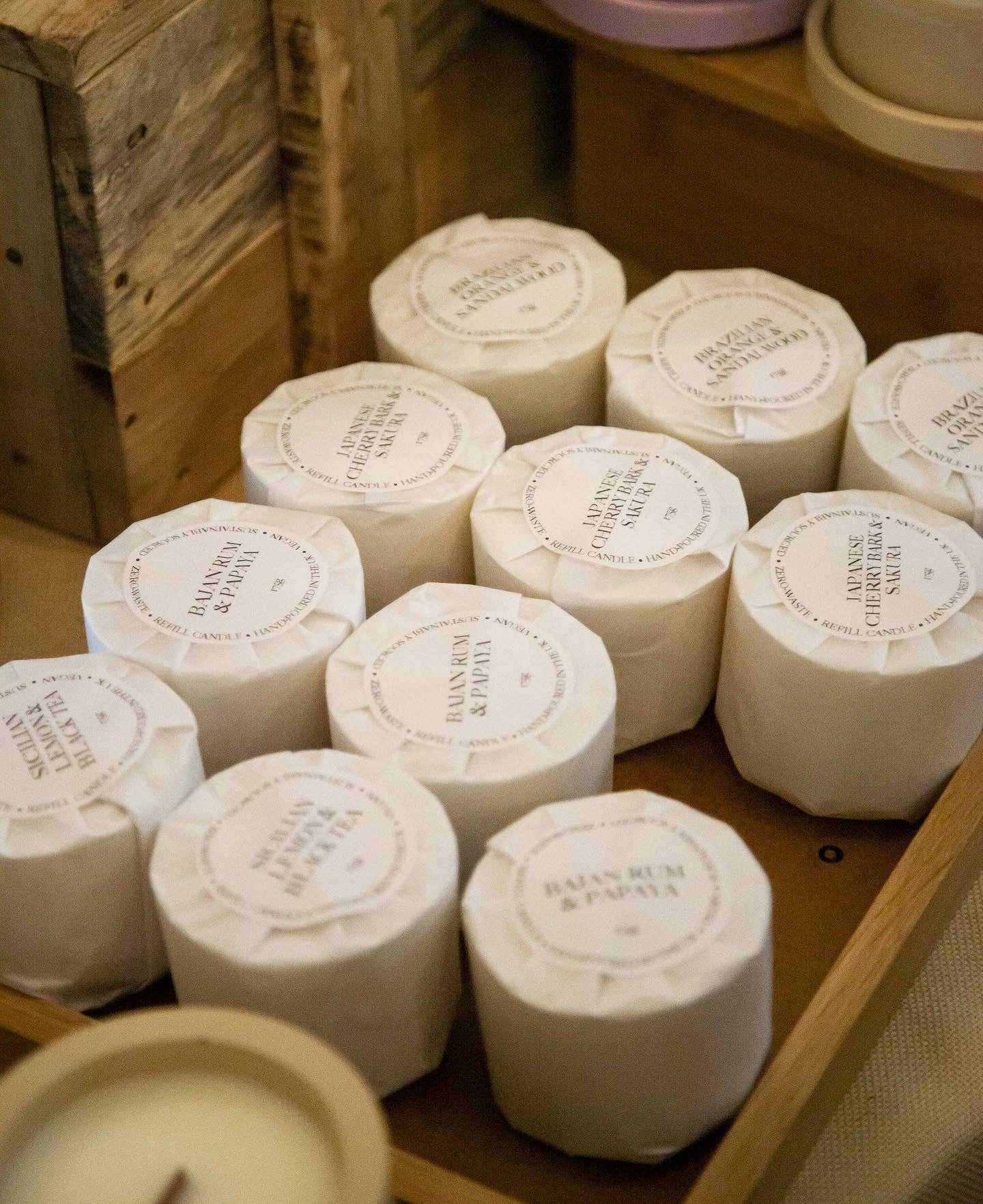 Groves Refillable Candle – Persian Rose & Oud | Vegan Luxury Scent