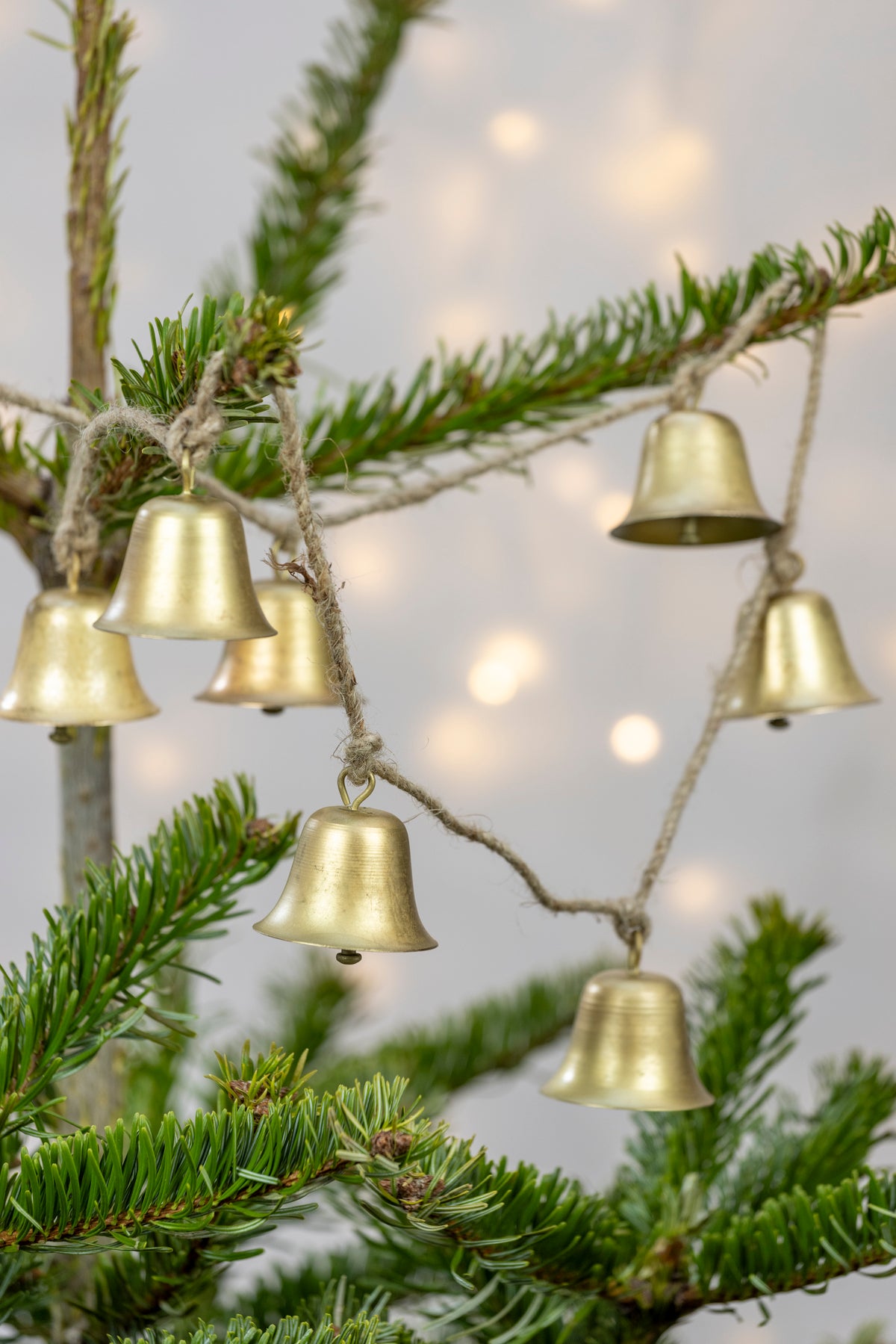 Bell Garland | Antique Gold Christmas Garland