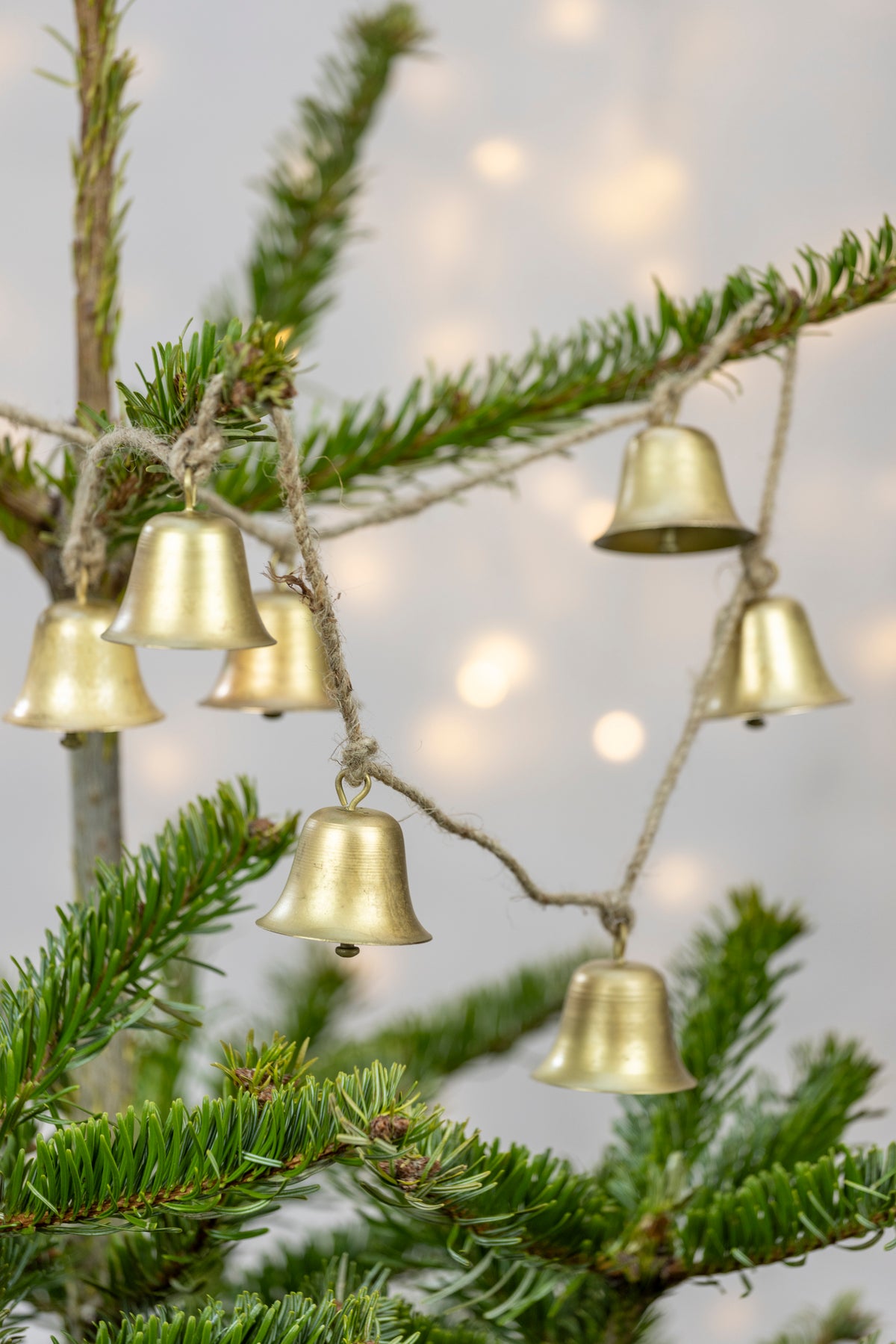 Bell Garland | Antique Gold Christmas Garland