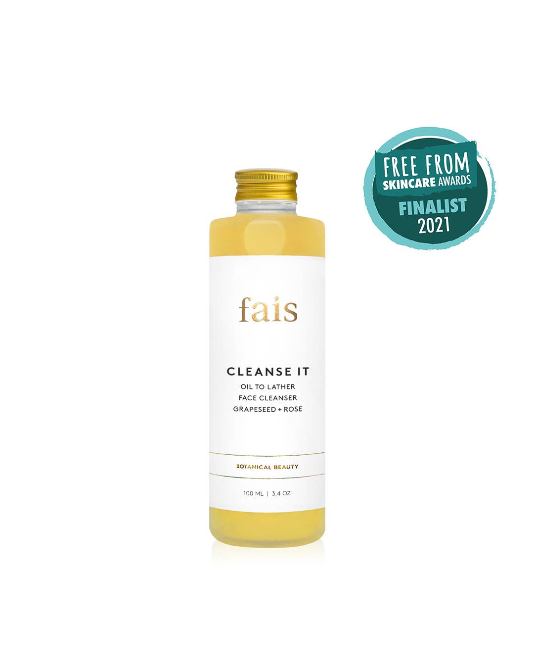 Oil to Lather Facial Cleanser – Grapeseed & Rose | Vegan Skincare