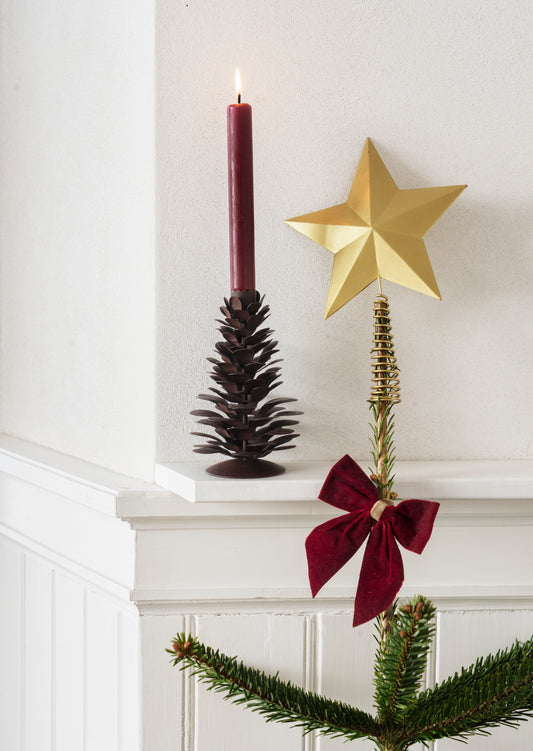 Velvet Bows Set of 4 | Autumn Winter Decorative Bows