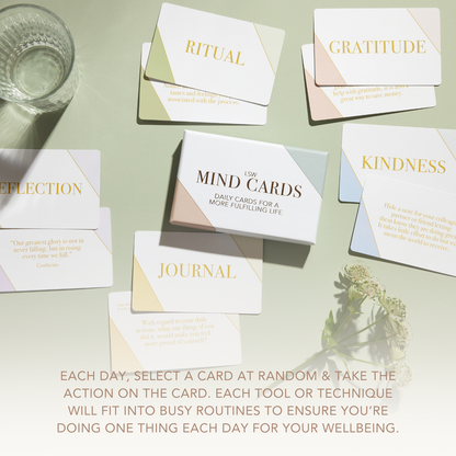 Mind Cards for a More Fulfilling Life | Mindfulness & Positivity Deck