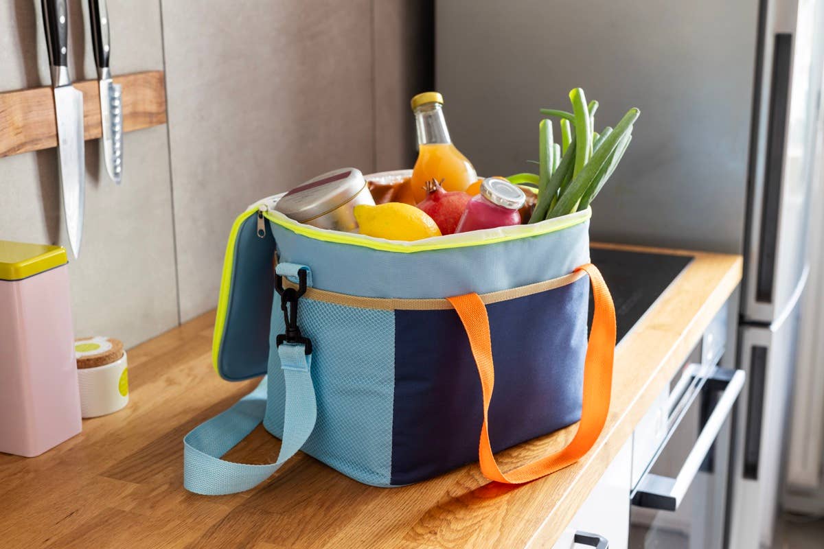 Remember Cool Bag in Blue, Green & Orange | Insulated Picnic Bag