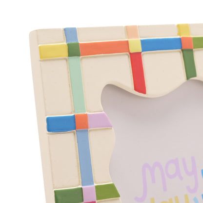 Raspberry Blossom Photo Frame | 4x6 Multicolour Resin Frame