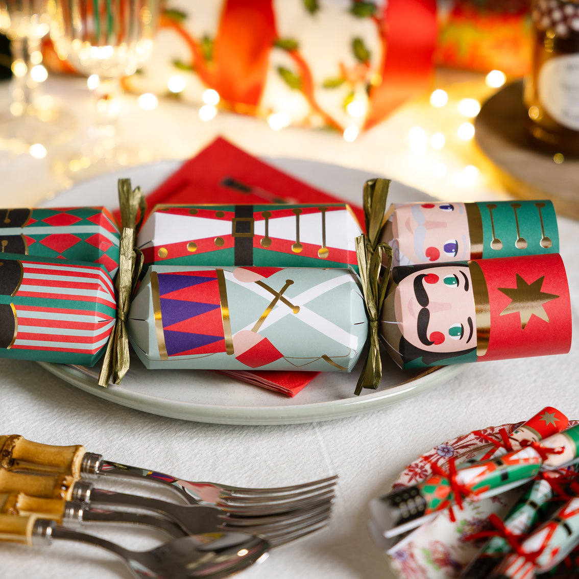 Nutcracker Christmas Crackers Pack of 6