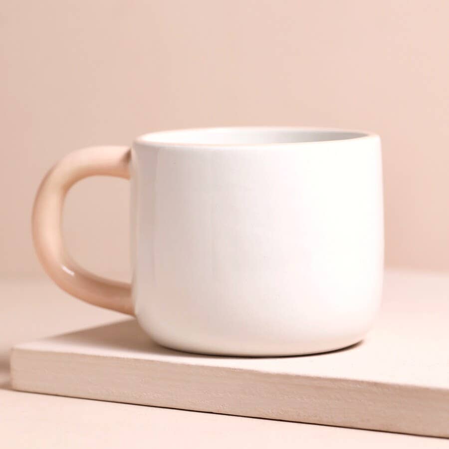 Ceramic Orange Heart Nana Mug | Debossed Name & Heart Design