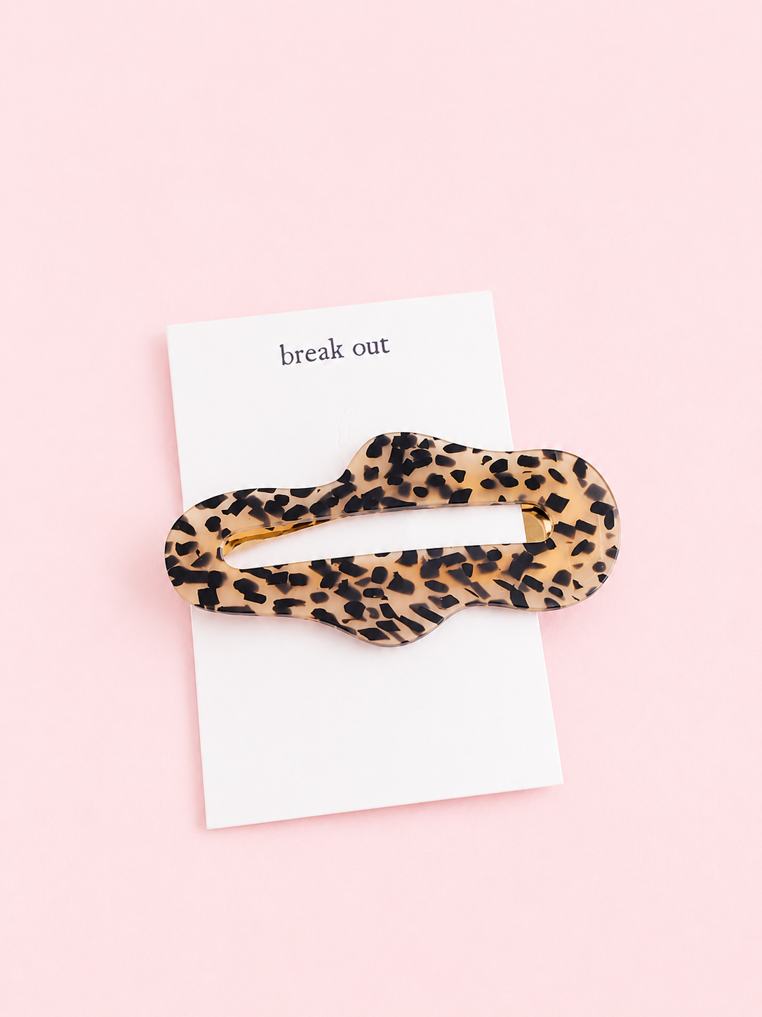 Leopard Snap Clip | Oversized Hair Clip