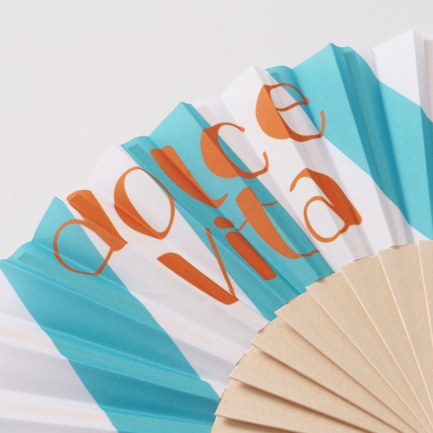 Striped Dolce Vita Fan | Decorative & Functional Hand Fan