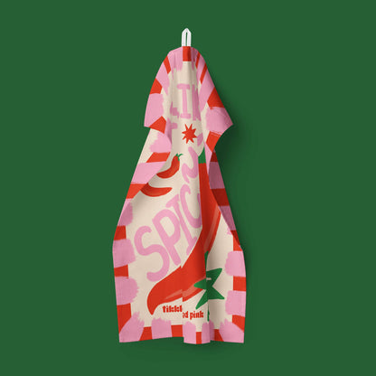 I Like It Spicy Tea Towel | Chilli Pepper Kitchen Towel