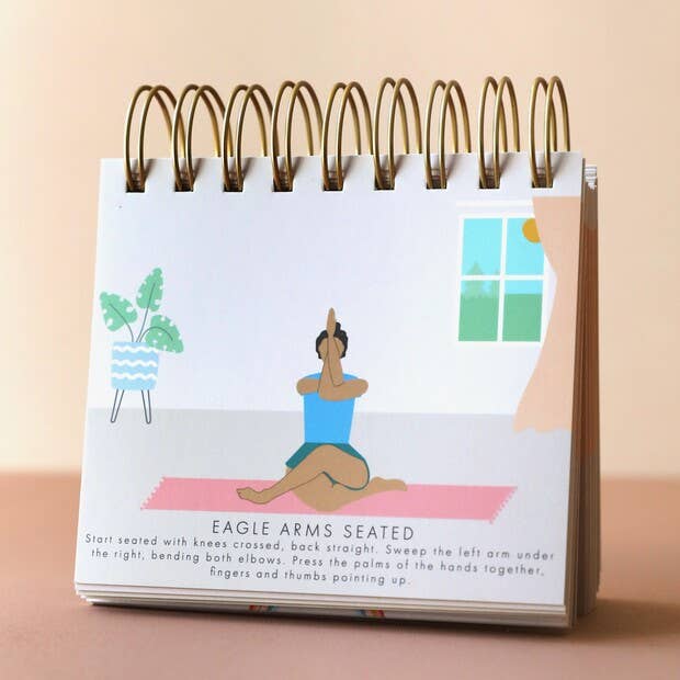 Daily Yoga Poses Flip Chart | Wellbeing