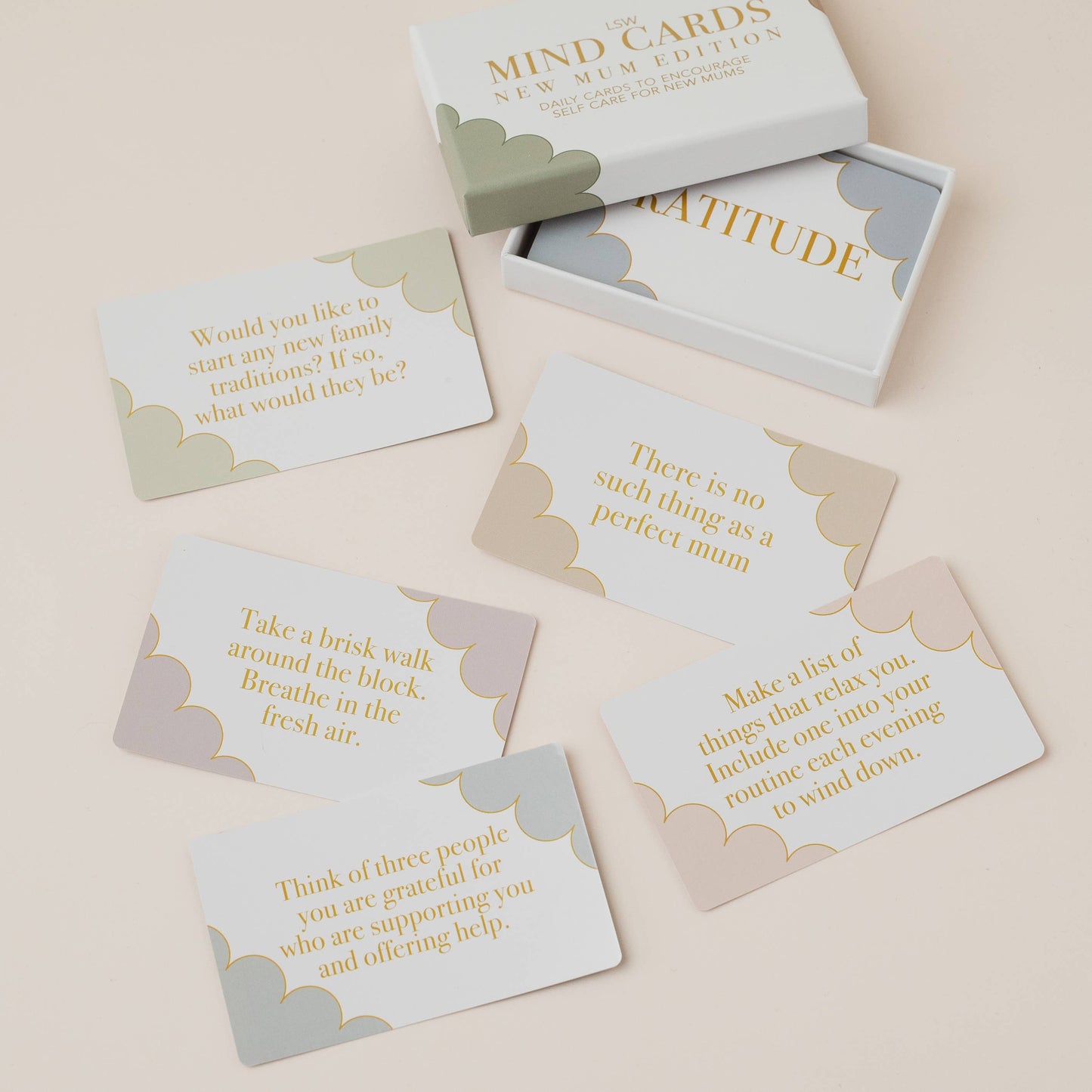 Mind Cards: New Mum Edition | Gentle Self-Care & Mindfulness Prompts for New Mothers