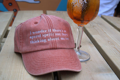 Embroidered Aperol Spritz Cap | Funny Summer Cap