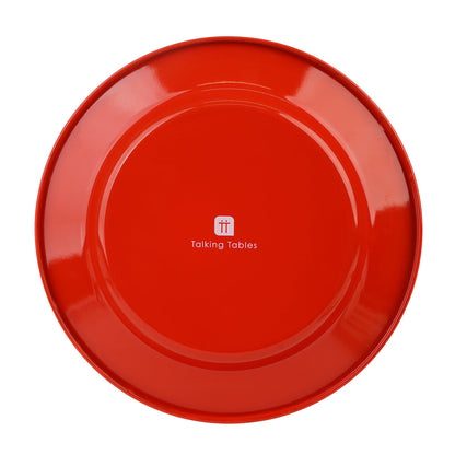 Bon Appetit Tomato Enamel Plate | Vintage Tableware