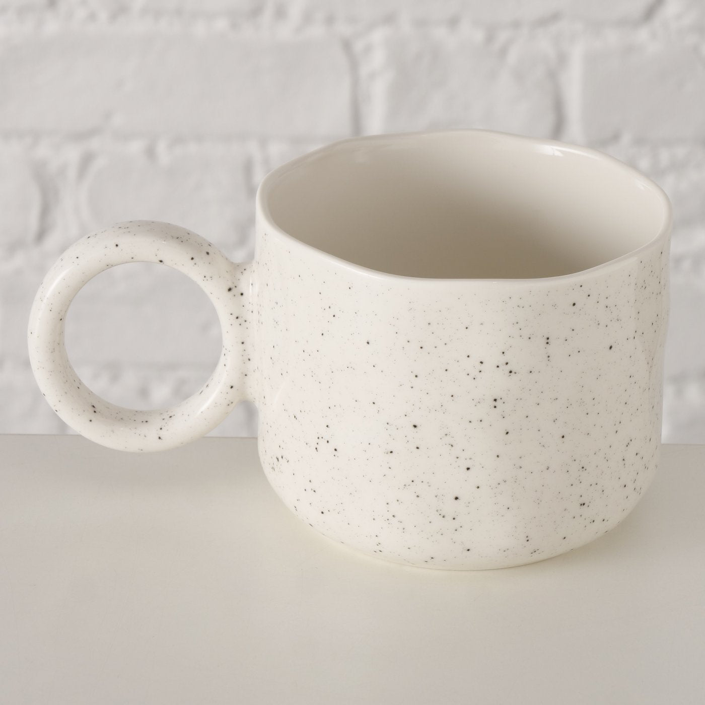 Jumbo I Love You Mug | Speckled Mug with Heart Detail