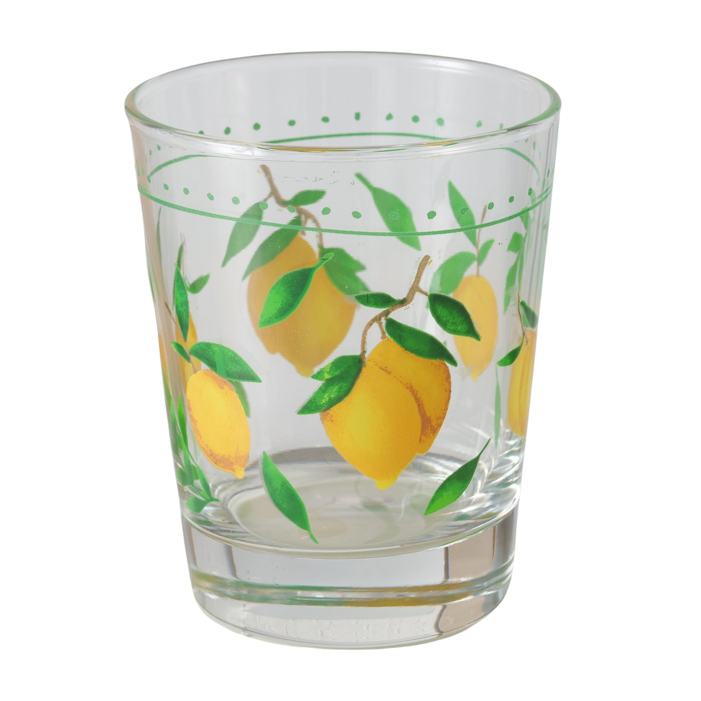 Lemon Drinking Glass | Decorative Everyday Glass