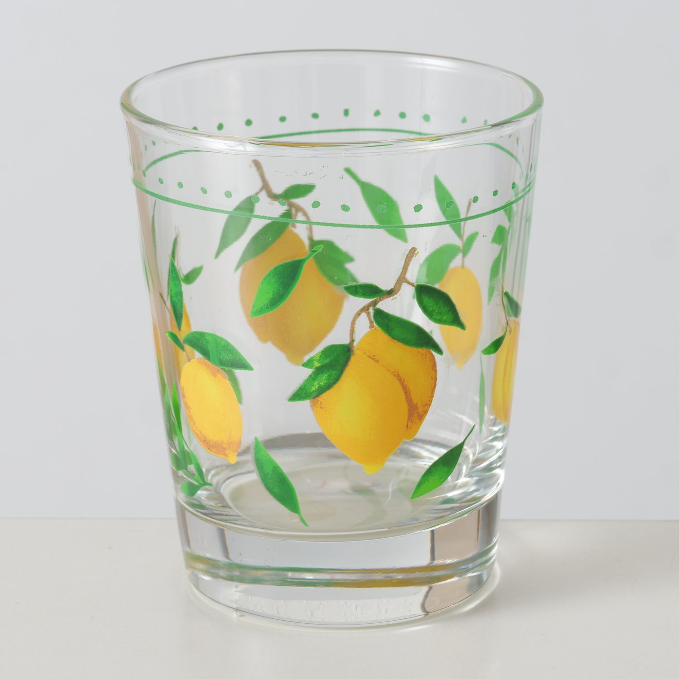 Lemon Drinking Glass | Decorative Everyday Glass