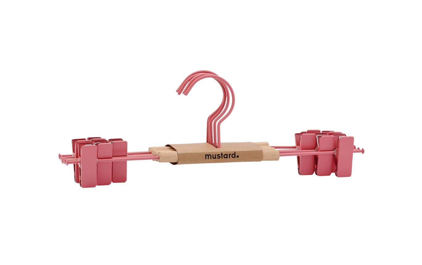 Mustard Made Adult Clip Hangers - Berry