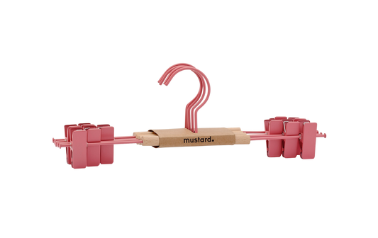 Mustard Made Adult Clip Hangers - Berry