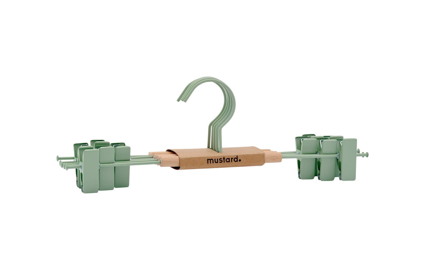 Mustard Made Adult Clip Hangers - Sage