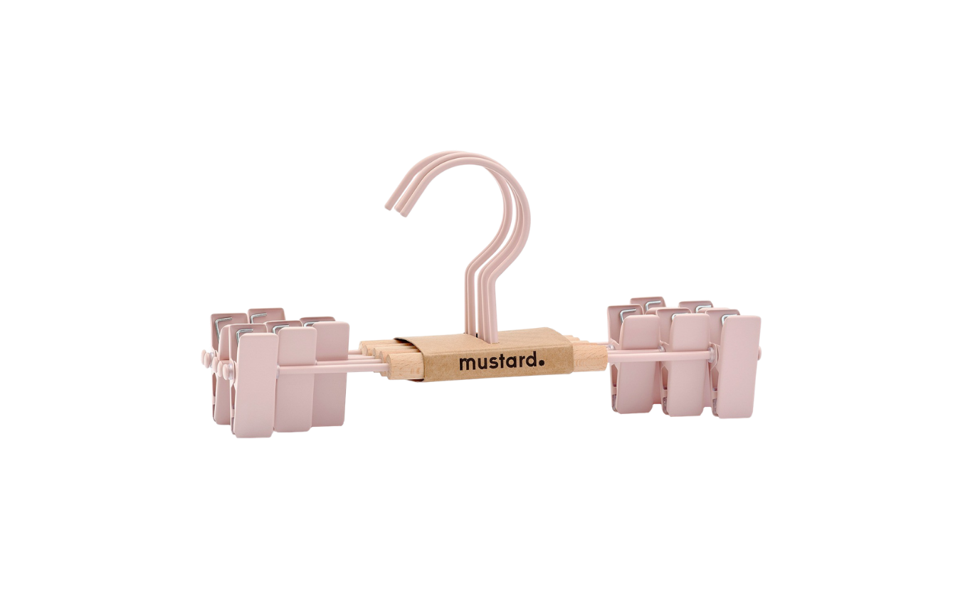 Mustard Made Kids Clip Hangers - Blush