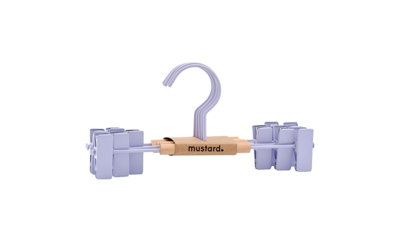 Mustard Made Kids Clip Hangers - Lilac
