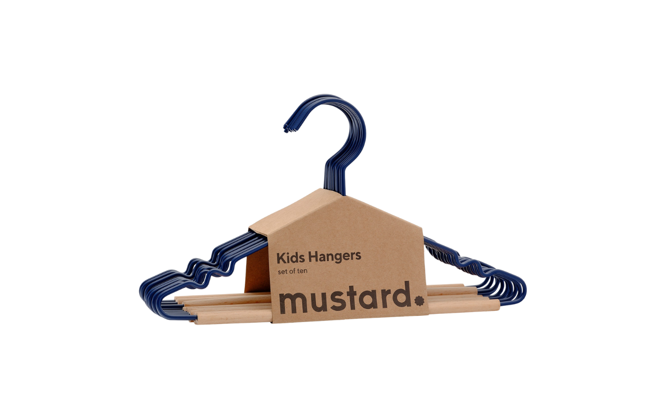 Mustard Made Kids Top Hangers - Navy