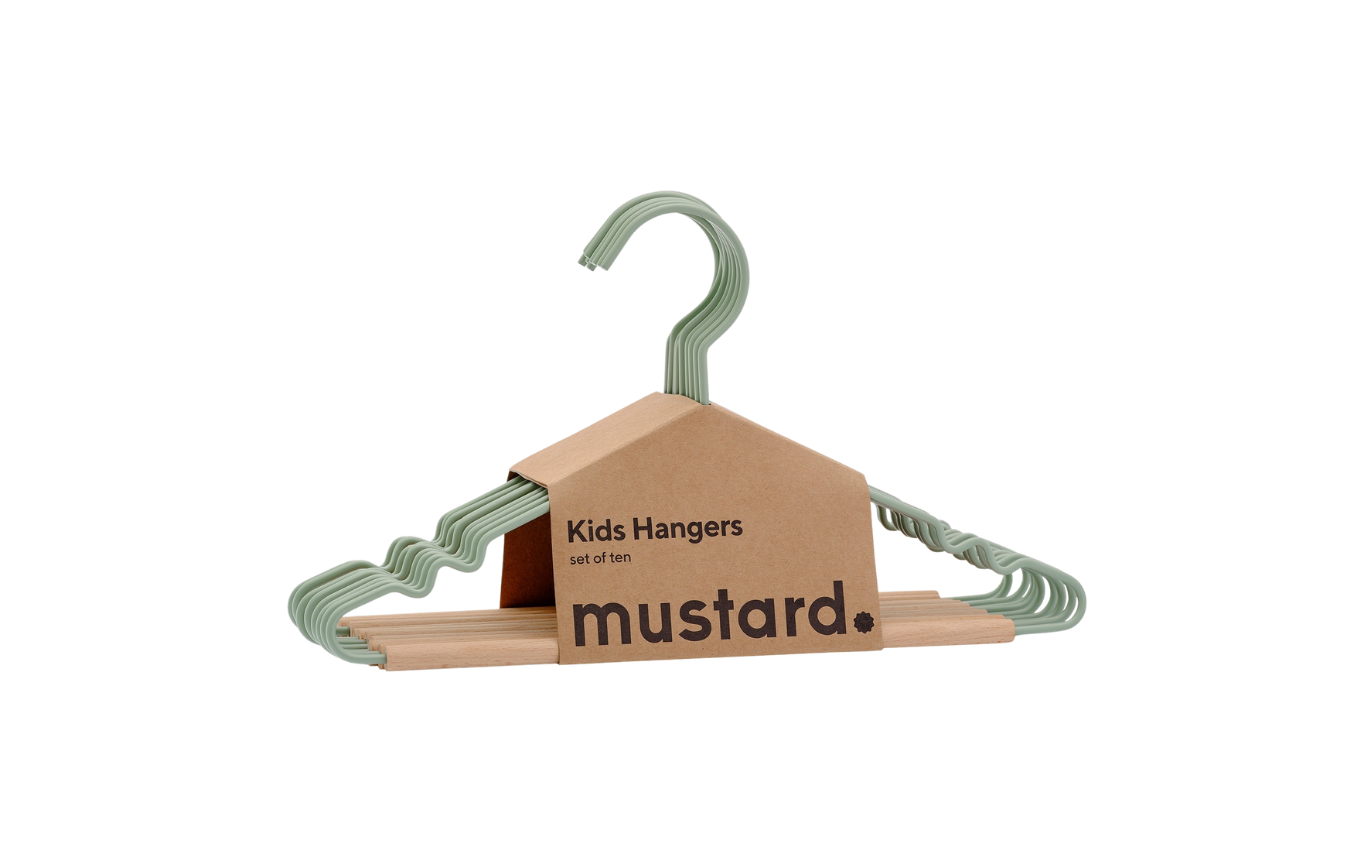 Mustard Made Kids Top Hangers - Sage