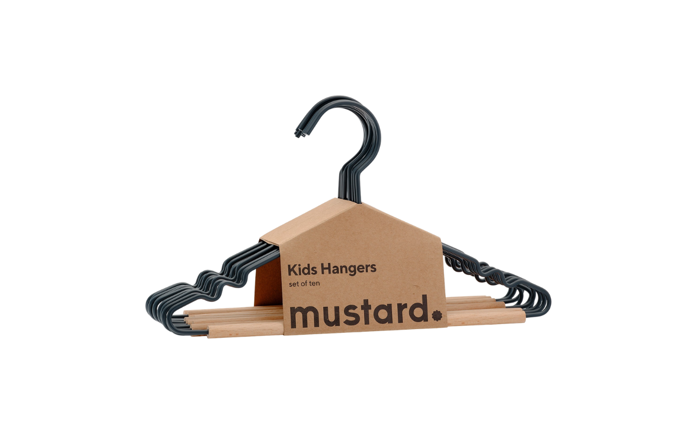 Mustard Made Kids Top Hangers - Slate
