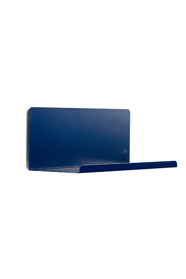 Mustard Made Ledge Floating Shelf - Small Angled Navy