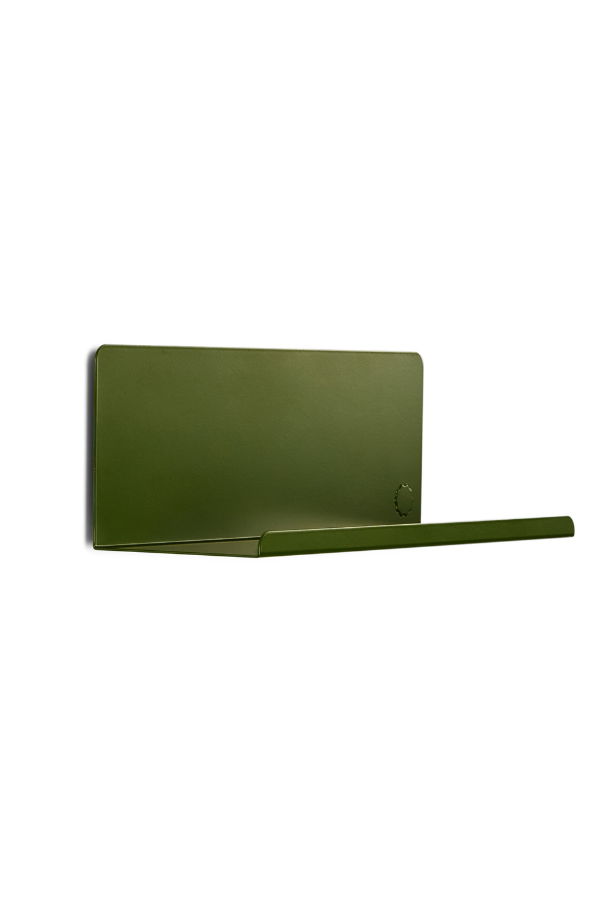 Mustard Made Ledge Floating Shelf - Small Angled Olive