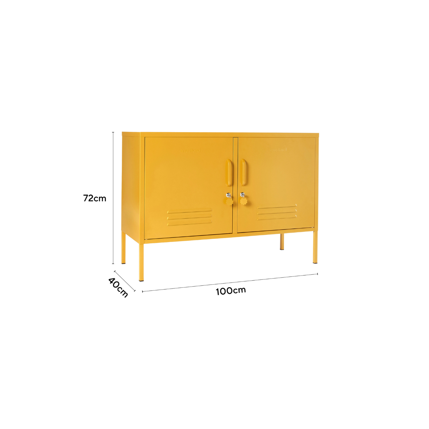 Mustard Made Lowdown Locker - Dimensions