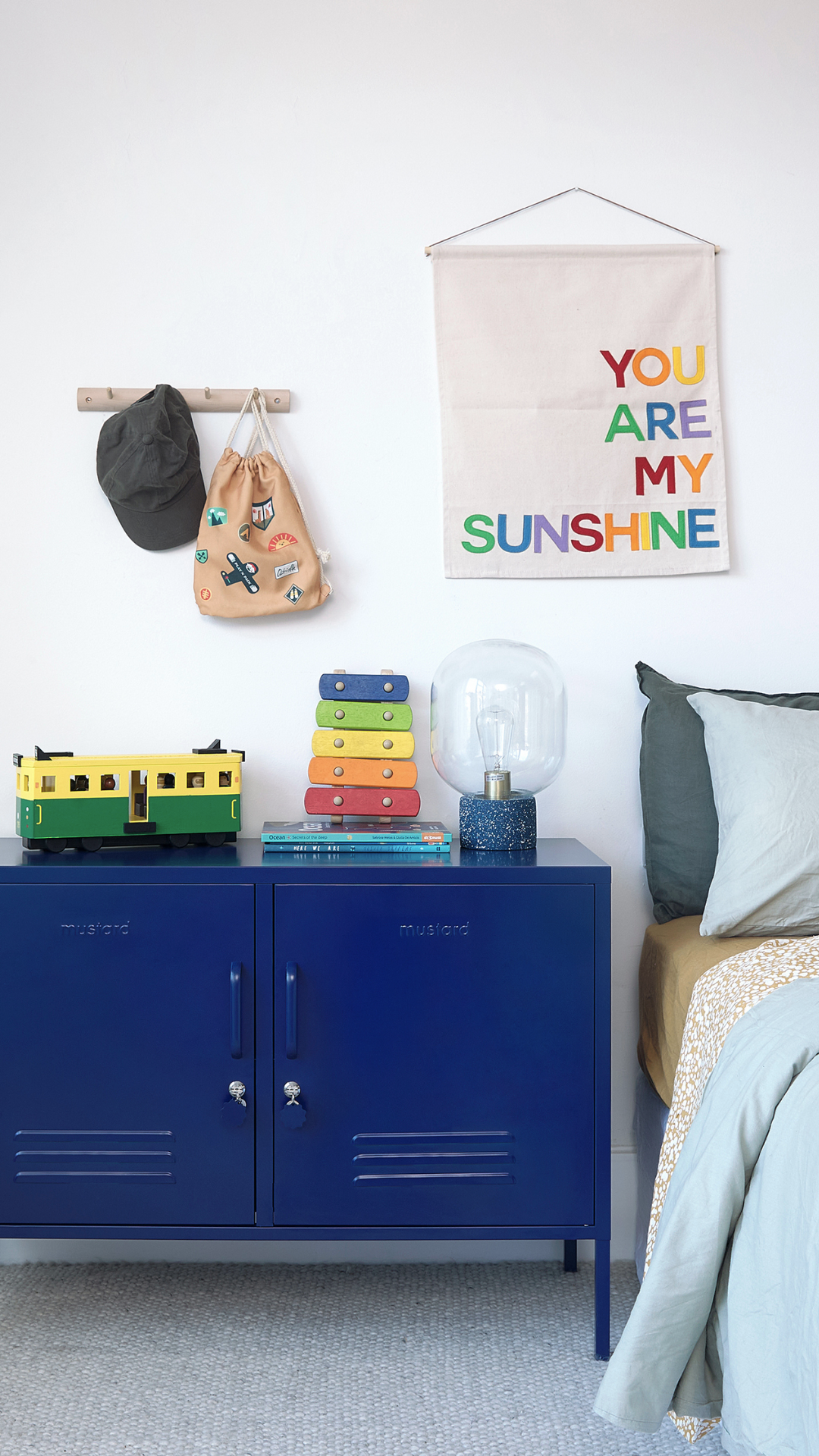 Mustard Made Lowdown Locker - Navy