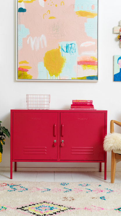 Mustard Made Lowdown Locker - Poppy Red