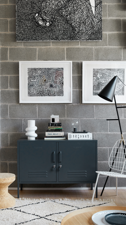 Mustard Made Lowdown Locker - Slate Grey