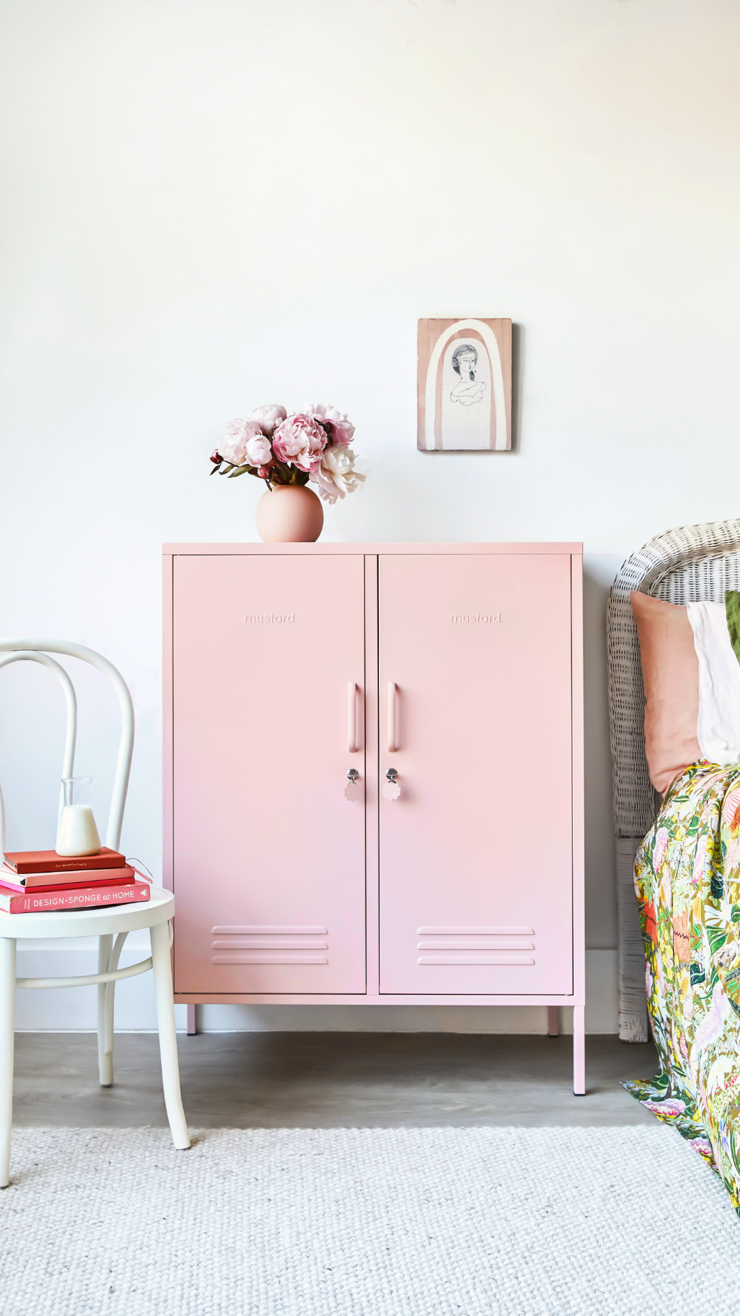 Mustard Made Midi Locker - Blush