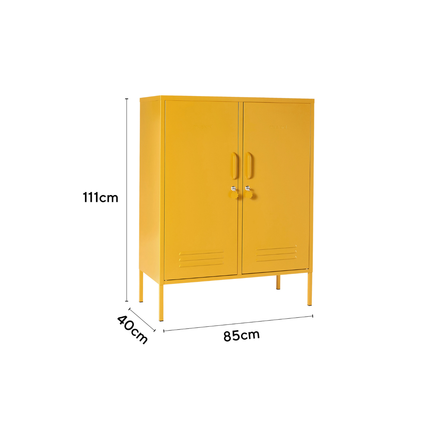Mustard Made Midi Locker - Dimensions