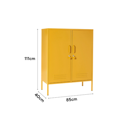 Mustard Made Midi Locker - Dimensions