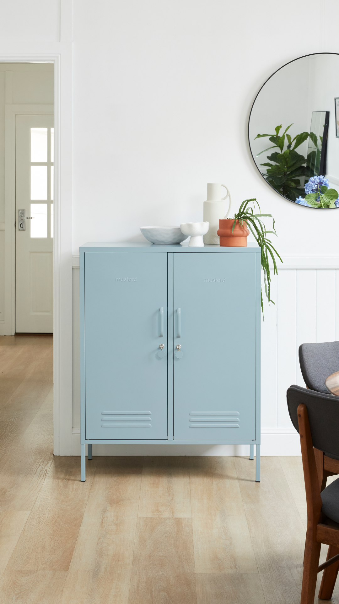 Mustard Made Midi Locker - Ocean