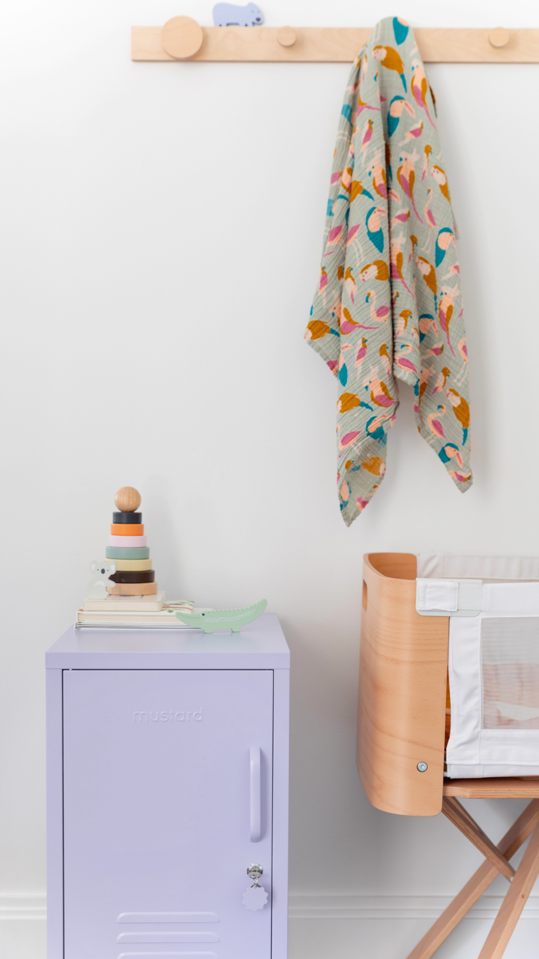 Mustard Made Shorty Locker (Left Opening) - Lilac