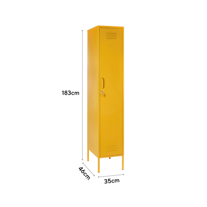Mustard Made Skinny Locker - Dimensions