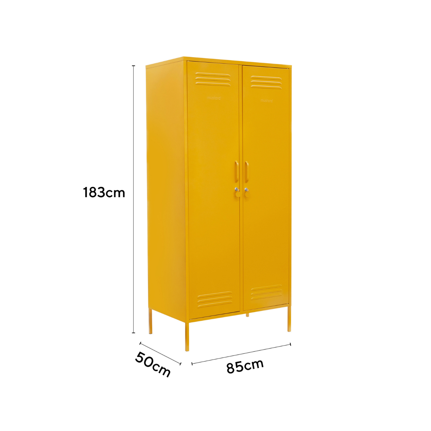 Mustard Made Twinny Locker - Dimensions