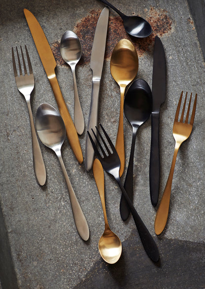 Brushed Gold Stainless Steel Cutlery Set